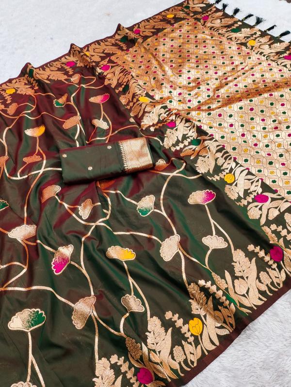 Krishnavi banarasi silk saree surat online shopping
